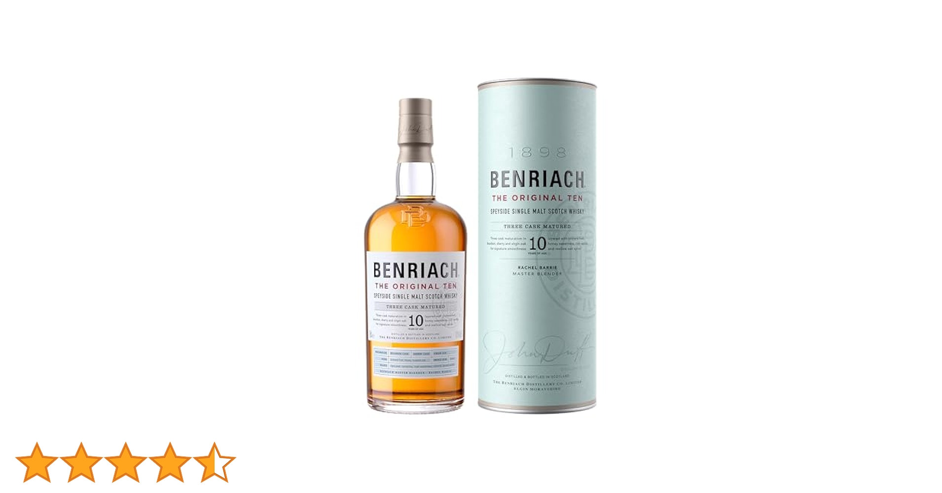 BENRIACH THE ORIGINAL TEN 10年 700ml Benriach The Original Ten Speyside Single Malt Scotch Whisky